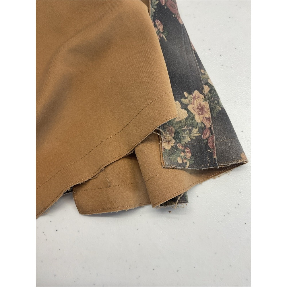 SOLITAIRE Anthropologie‎ faux suede Floral Women's Jacket cardigan Size XL - Picture 5 of 10